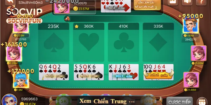 Bull bull - Tổng hợp mẹo chơi cực hay không thể bỏ qua 3 Các thế bài trong game bull bull chi tiết